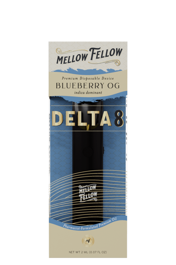 Delta 8 Premium 2ML Disposable Vape - Blueberry OG (Indica Dominant)