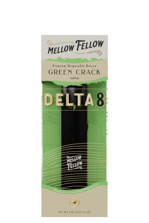 Delta 8 Premium 2ML Disposable Vape - Green Crack (Sativa)