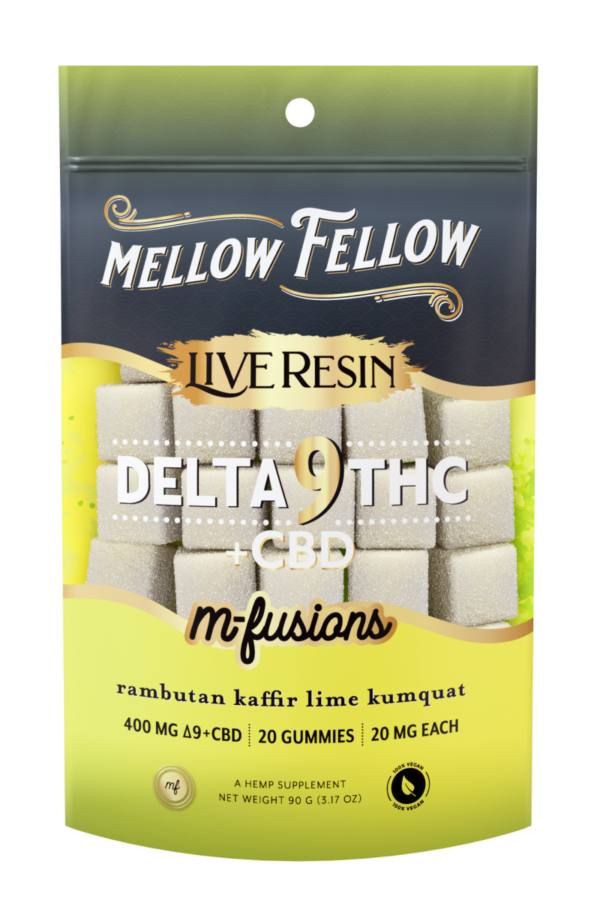 Delta 9 Live Resin Edibles 400mg - Rambutan Kaffir Lime Kumquat