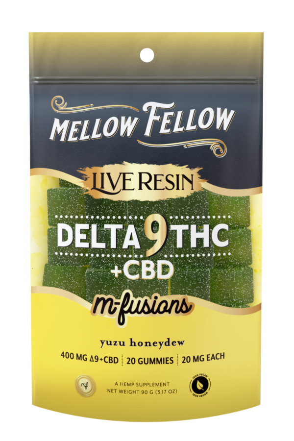 Delta 9 Live Resin Edibles 400mg - Yuzu Honeydew