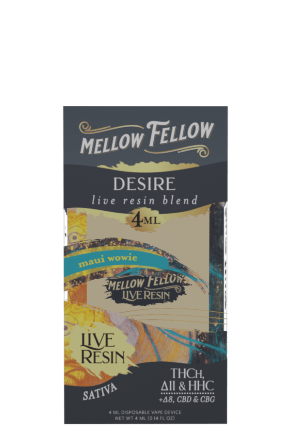 Desire Blend 4ml Live Resin Disposable Vape - Maui Wowie (Sativa)
