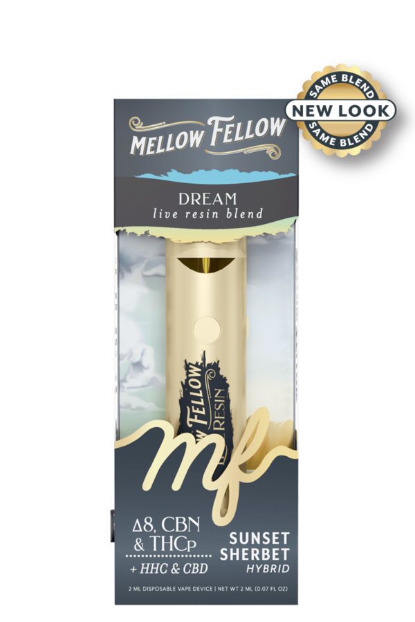 Dream Blend 2ml Live Resin Disposable Vape - Sunset Sherbet (Hybrid)