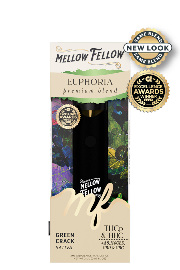 Euphoria Blend 2ml Disposable Vape - Green Crack (Sativa)