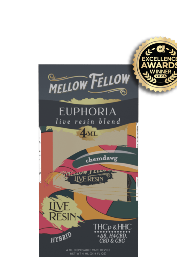 Euphoria Blend 4ml Live Resin Disposable Vape - Chemdawg (Hybrid)