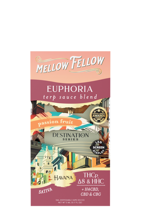 Euphoria Blend Havana - Terp Sauce 5ml Disposable Vape - Passion Fruit (Sativa)