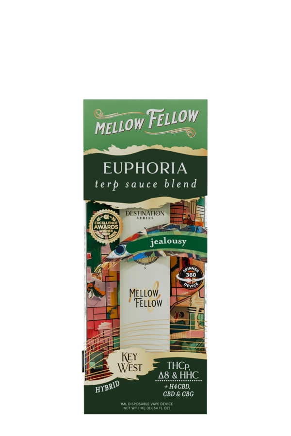 Euphoria Blend - Terp Sauce 1ml Disposable Spinner Vape - Jealousy (Hybrid)