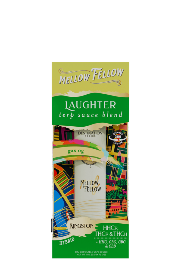 Laughter Blend - Terp Sauce 1ml Disposable Spinner Vape - Gas OG (Hybrid)