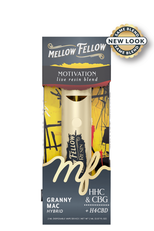 Motivation Blend 2ml Live Resin Disposable Vape - Granny Mac (Hybrid)