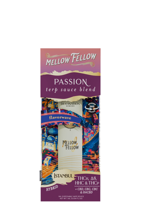 Passion Blend - Terp Sauce 1ml Disposable Spinner Vape - Flavorwave (Hybrid)