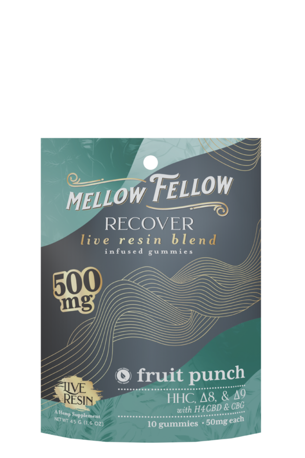 Recover Blend Live Resin M-Fusions Edibles Fruit Punch 500mg