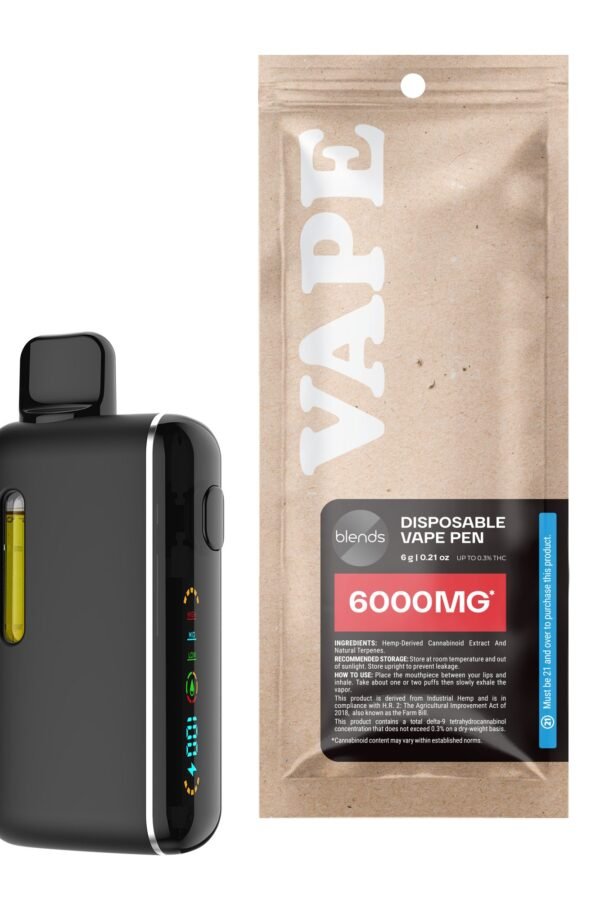 Soothe Blend - 6000mg - Indica Vape Pen - 6ml - Blends by Fresh