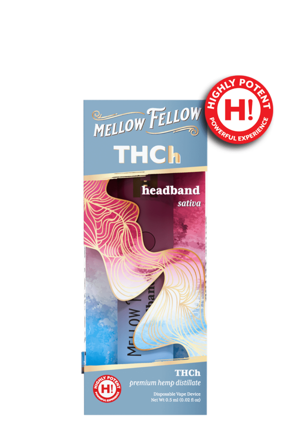 THCh 0.5g Disposable Vape - Headband (Sativa)