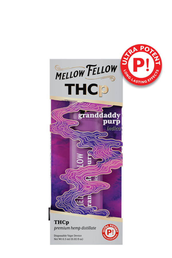 THCp 0.5g Disposable Vape - Granddaddy Purp (Indica)