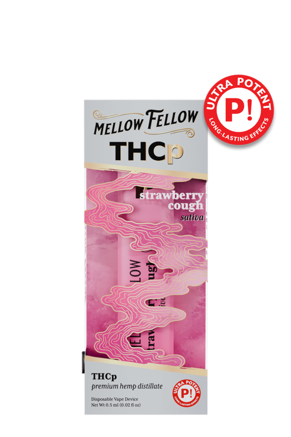 THCp 0.5g Disposable Vape - Strawberry Cough (Sativa)