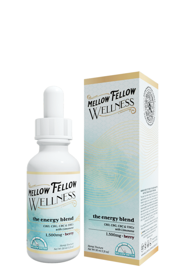 The Energy Blend CBD Tincture - 1500mg - Berry