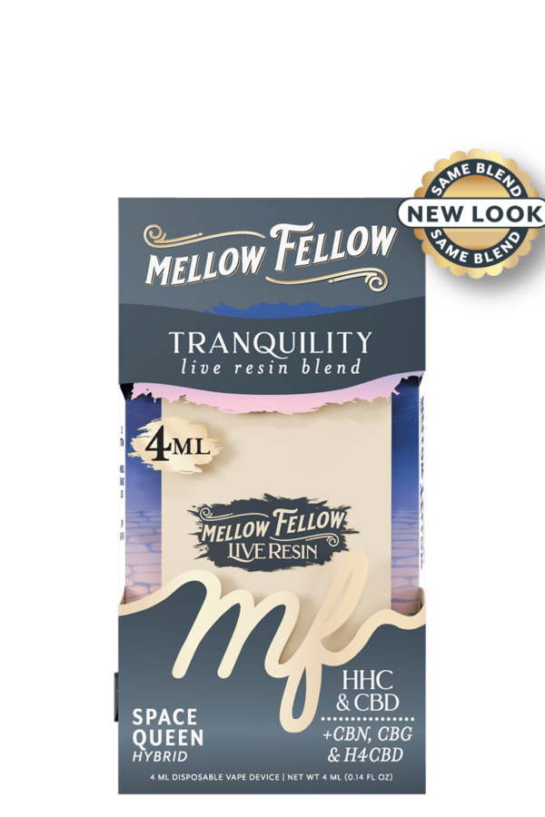 Tranquility Blend 4ml Live Resin Disposable Vape - Space Queen (Hybrid)