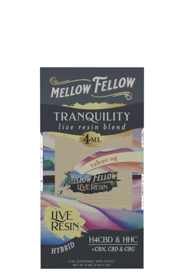 Tranquility Blend 4ml Live Resin Disposable Vape - Tahoe OG (Hybrid)