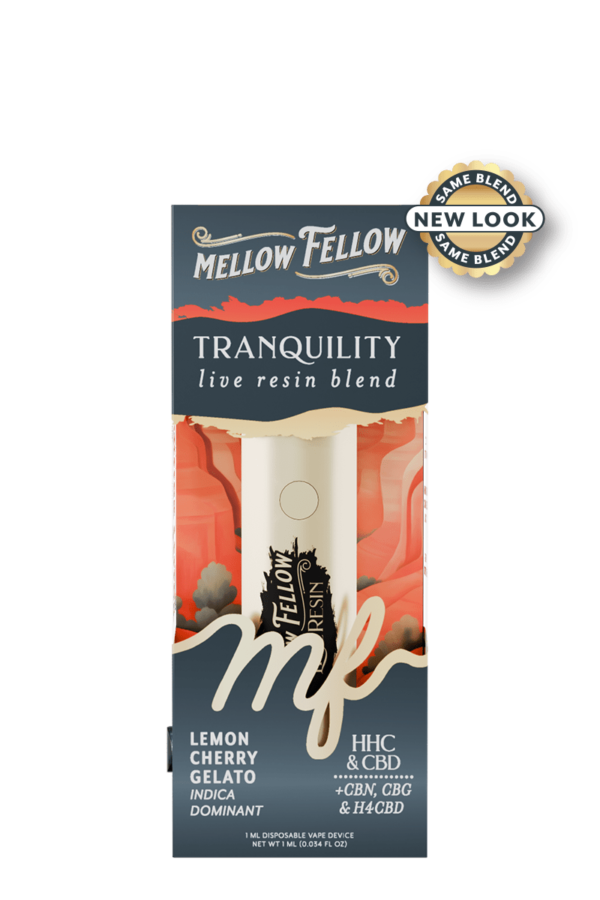 Tranquility Blend - Destination: Sydney - Live Resin 1ml Disposable Vape - Lemon Cherry Gelato (Indica Dominant)