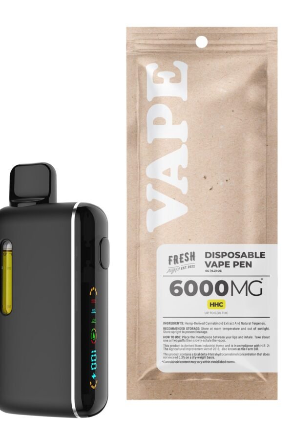 6000mg HHC Vape Pen - Girl Scout Cookies - Indica - 6ml - Fresh