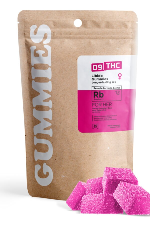 D9, Female Libido Blend Gummies - D9 THC (180mg)