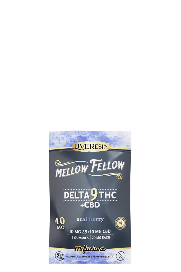 Delta 9 Live Resin Gummies 40mg 2 ct. - Acai
