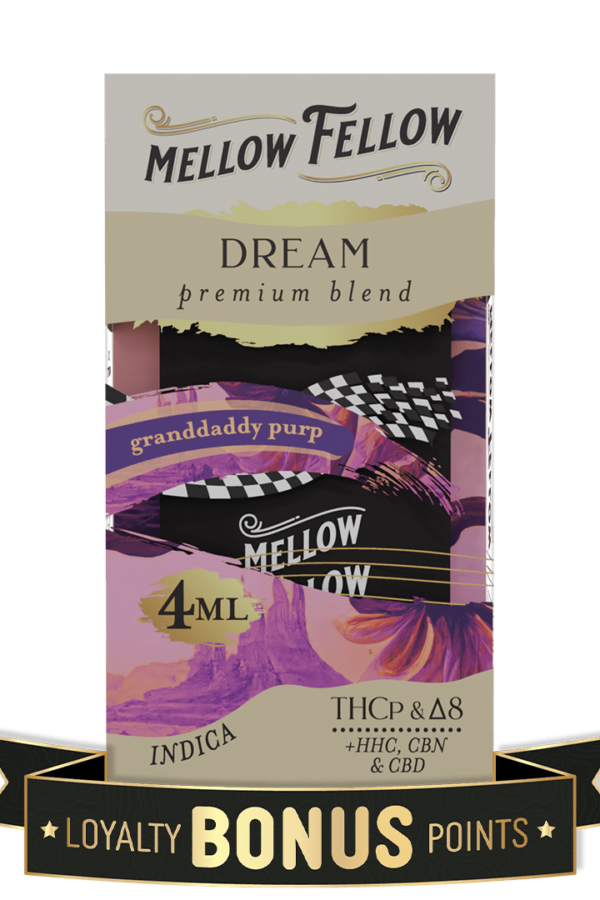 Dream Blend 4ML Disposable Vape - Granddaddy Purp (Indica)