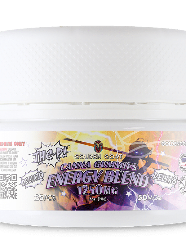 Energy Blend Canna Gummies 1250mg Watermelon Rings