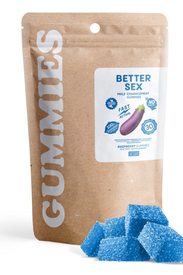 Male Enhancement Gummies - Raspberry - Better Sex