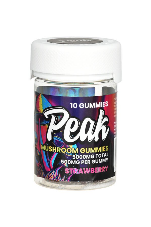 Peak Muscimol Mushroom Gummies - 10pc / 5000mg