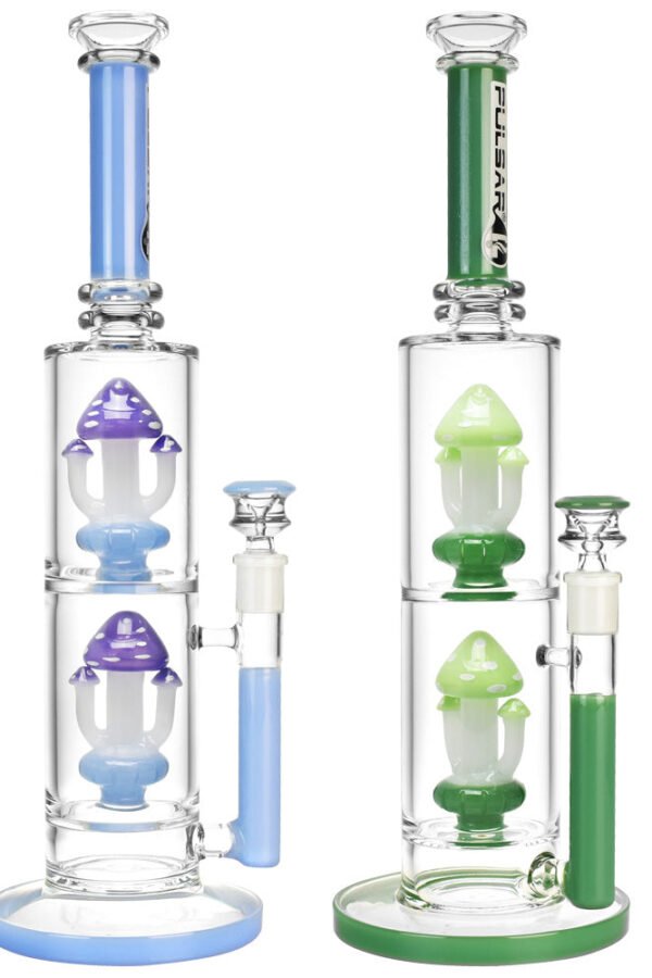 Pulsar Mycelial Revolution Water Pipe - 14.75""/14mm F/Clrs Vry