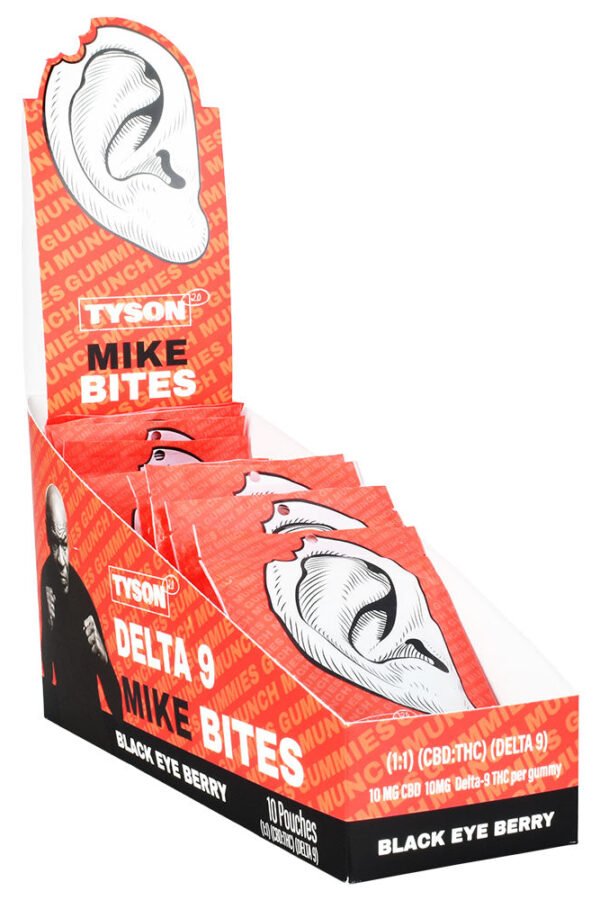 TYSON 2.0 Mike Bites Delta 9 Gummies / 200mg / 20pc / 10pc Display