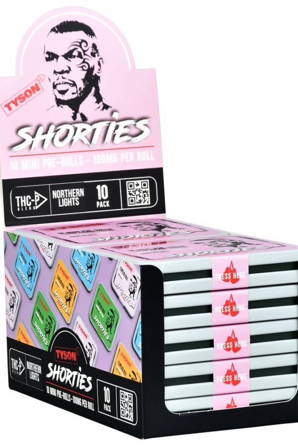 TYSON 2.0 THCP Blend Pre-Roll Shorties / 10pc / 1000mg / 10pk Display