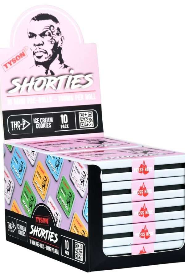 TYSON 2.0 THCP Blend Pre-Roll Shorties / 10pc / 1000mg / 10pk Display