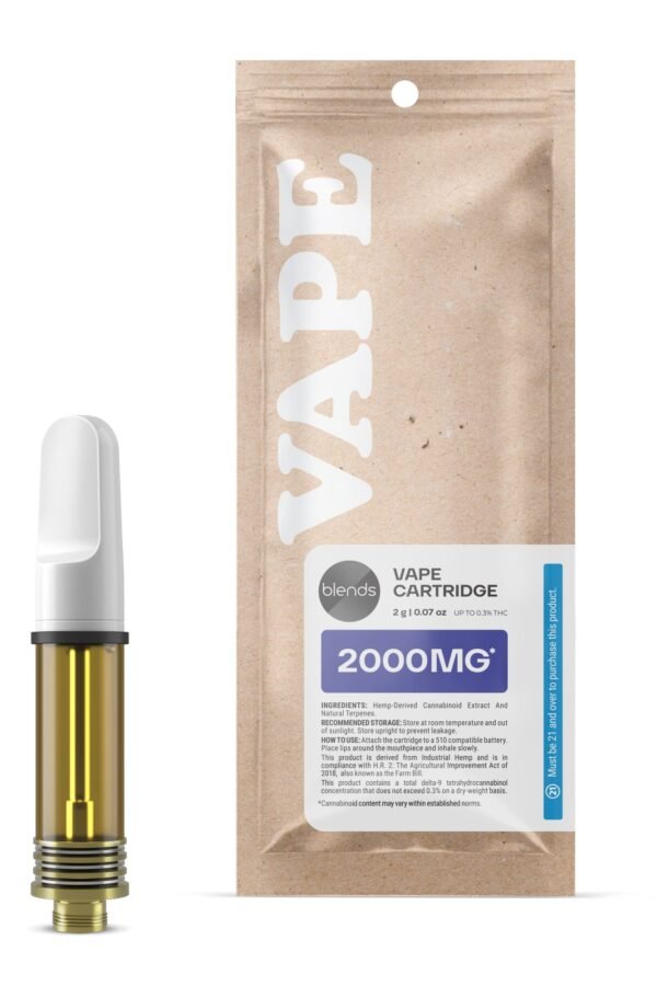 Tranquility Blend - 2000mg Vape Cart - Indica - 2ml - Blends by Fresh