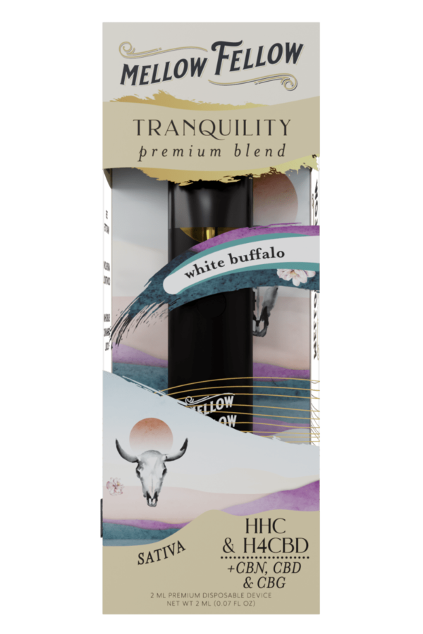 Tranquility Blend 2ml Disposable Vape - White Buffalo (Sativa)