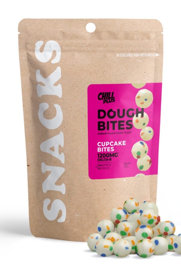 10mg Delta 8 Dough Bites - Cupcake Bites - Chill Plus (1200mg)