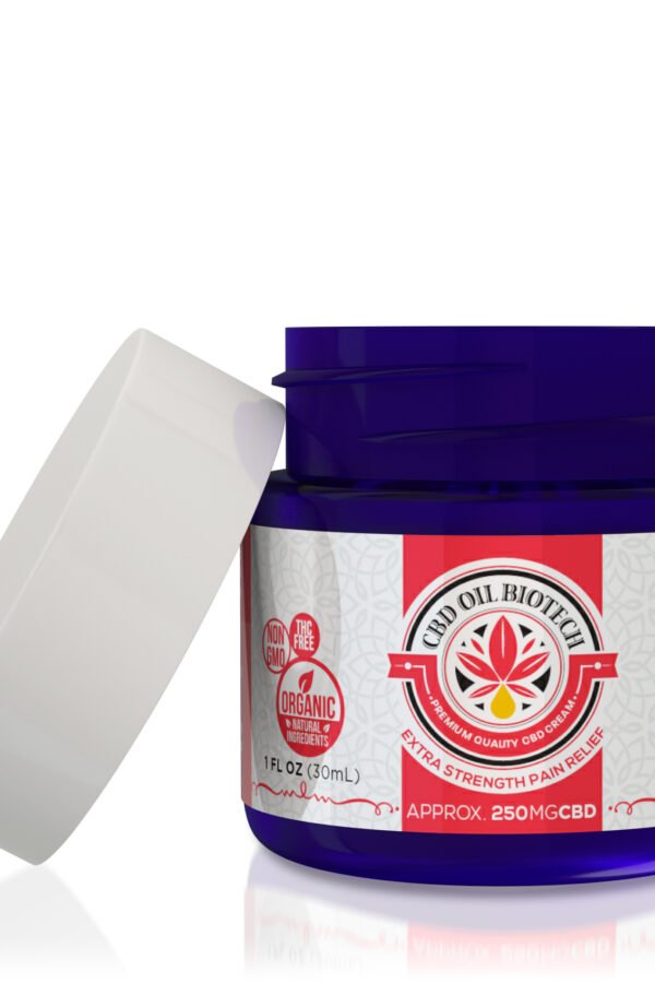 250mg CBD Pain Relief Cream - 1oz - Biotech CBD