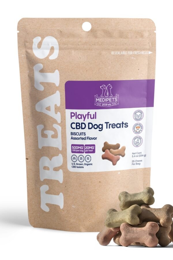CBD Dog Treats - Biscuits - 500mg - MediPets