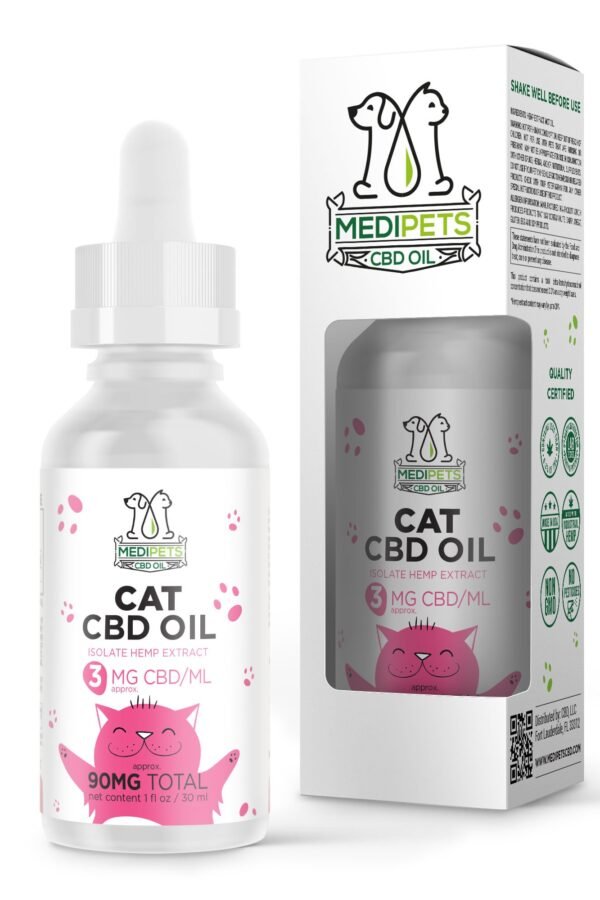 CBD Oil for Cats - 90mg - MediPets