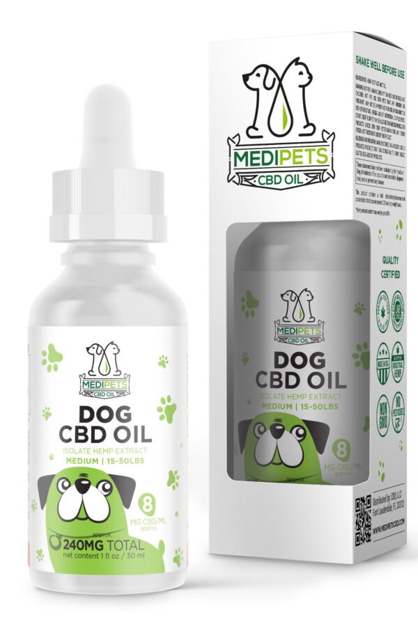 CBD Oil for Medium Dogs - 240mg - MediPets