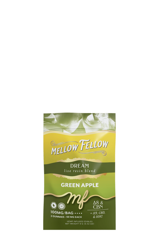 Dream Blend - Live Resin M-Fusions Edibles Sachets - Green Apple 100mg