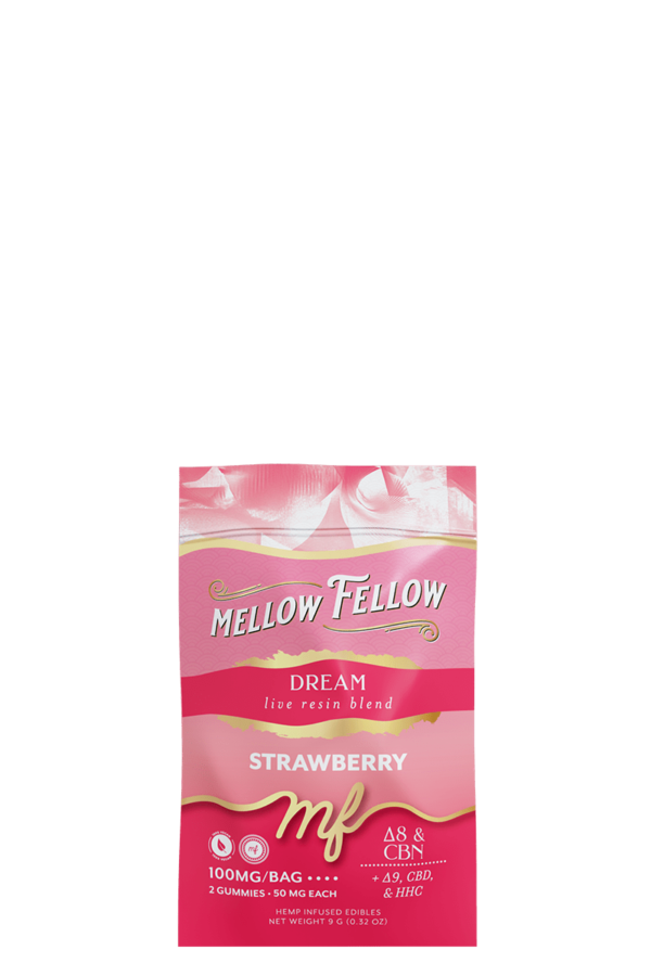 Dream Blend - Live Resin M-Fusions Edibles Sachets - Strawberry 100mg