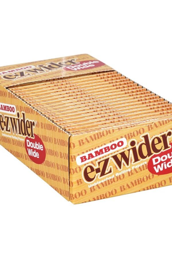 EZ Wider Bamboo Rolling Papers / 24pc / 24pk Display