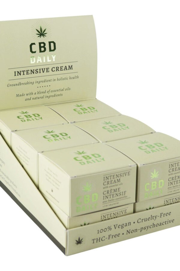 Earthly Body CBD Daily Intensive Cream - 1.7oz 12pcs