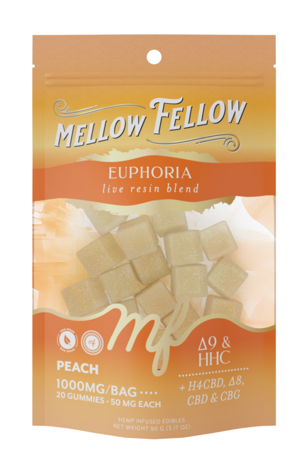 Euphoria Blend - Live Resin M-Fusions Edibles - Peach 1000mg