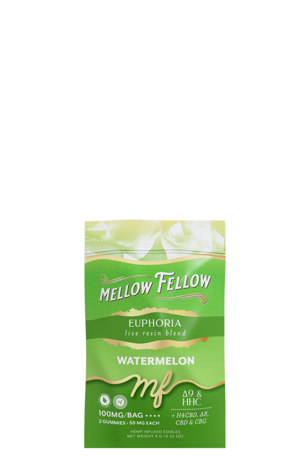Euphoria Blend - Live Resin M-Fusions Edibles Sachets - Watermelon 100mg
