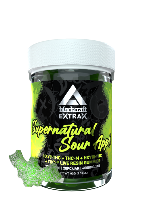 HXY-10 + THCP 4000mg Live Resin Gummies / Blackcraft Extrax