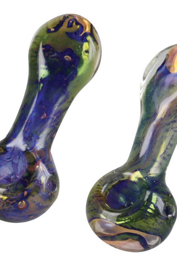 Spattered Fumed Spoon Pipe