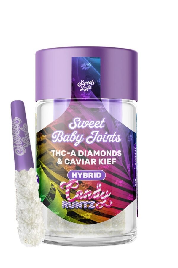 Sweet Baby Joints THC-A Diamonds & Caviar Kief - Candy Runtz - Hybrid