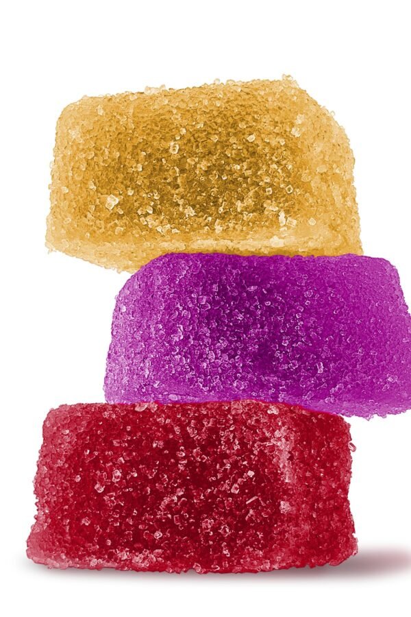 Comfortably Numb Blend - 25mg - D8, CBN Gummies - Blends by Fresh (Passionfruit, Blackberry, Pomegranate, 750mg)